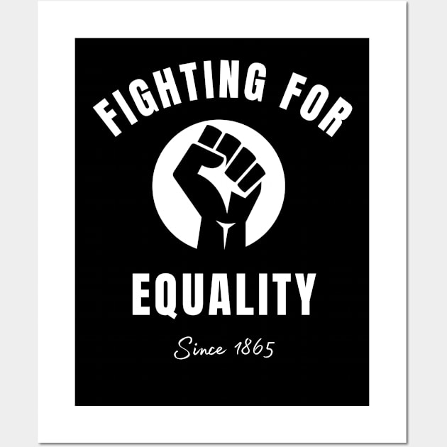 Fighting For Equality Wall Art by Afrinubi™